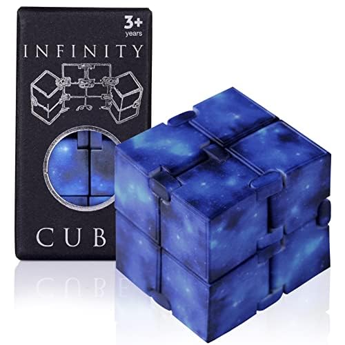 image for SMALL FISH Infinity Cube Toy Fidget Galaxy, Fidget Sensory Cube Toy fo