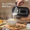 Aigostar - Espumador de Leche 4 en 1, Espumador Leche Eléctrico 500W 300ml, Espuma Caliente/Fría Control de Temperatura Inteligente, Calentador y espumador de leche para Latte, Cappuccino, Chocolate #4