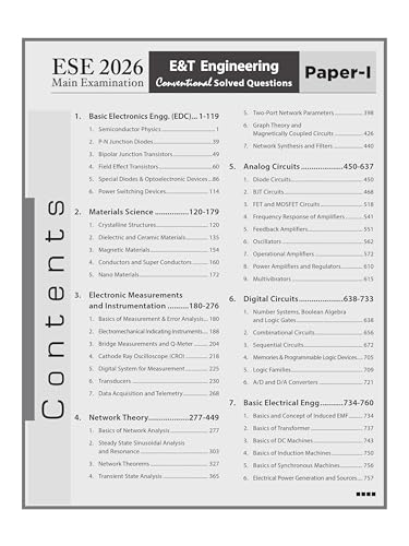 Image of ESE 2026: Mains Examination: Electronics and Telecommunication Engineering (E&T) Volume-I Chapterwise & Topicwise Conventional Solved Papers | 25 Years Solved PYQs 2001-2025 | Fully Solved
