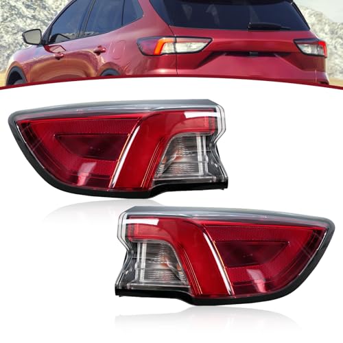 JESYMBX Tail Light For Ford Escape 2020 2021 Turn Signal Running Brake Light 5-PIN Without Side Lamp Left&Right