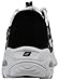 Skechers Women's D`Lites - New Scene Slip-in Sneaker, Black/White/Silver, 8.5 M US