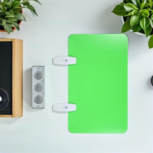 Écran de confidentialité acoustique léger Mipcase vert 50x30 cm pour table - 6