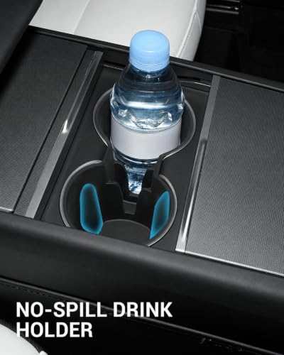 Image of Motrobe 6PCS 2026 Center Console Organizer for Tesla Model Y Juniper (Only Premium & Performance 2025 /2026) Cup Holder Armrest Storage Box Under Seat Storage Box Model Y Juniper Accessories