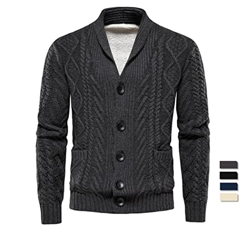 Cardigan en polaire homme pour briser le froid hivernal avec douceur et confort - 2