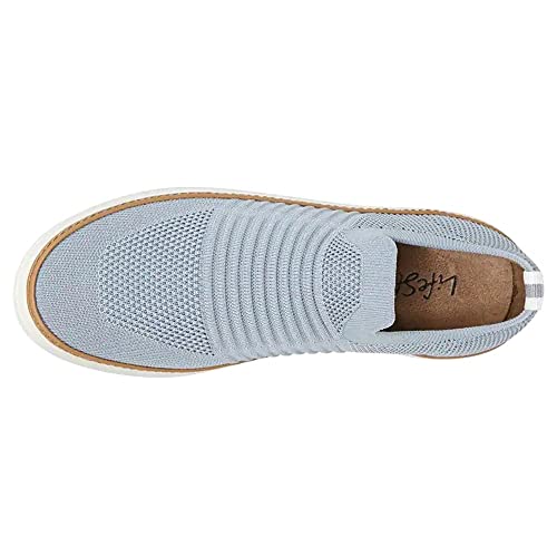 Image of LifeStride Womens Navigate Slip On Sneakers Shoes Casual - Grey