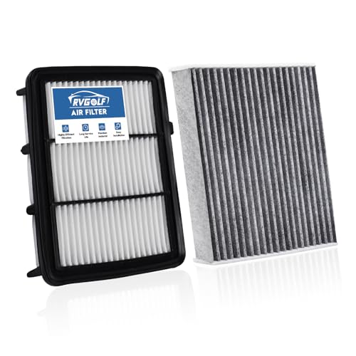 Image of Engine+Cabin Air Filter Fit for 2018-2022 Honda Accord L4 1.5L Gas Only | Not For 2.0 Hybrid, CF10134, CA12290, 99% Filtration Efficiency, Easy Install, Odor control, Great Value, Right Size