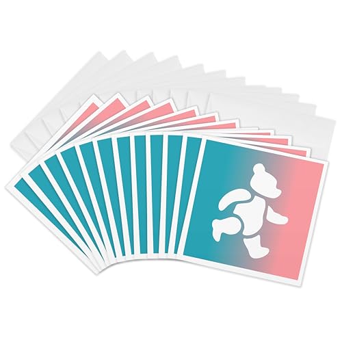 Cartes de vœux ours en peluche pour célébrer les naissances
