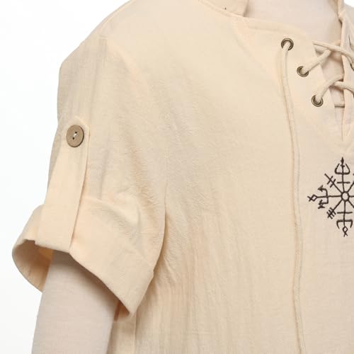 Camisa medieval para niños estilo renacentista vikingo miniatura 7