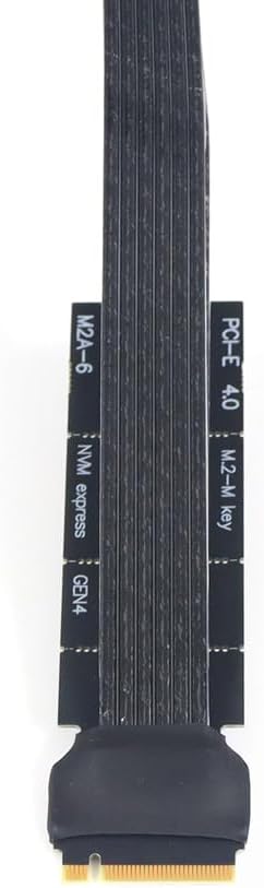 JMT R43SG GEN4 M.2 M-Key to PCIE X16 4.0 External Graphics Card Stand Bracket Compatible with NVME SSD NUC Host Expansion Card Graphics Dock (30cm)