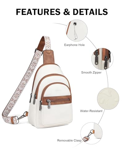 FADEON Vegan Leather Sling Bag