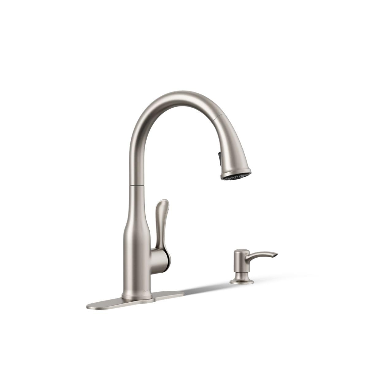 Kohler K-R23863-SD-VS Motif Kitchen Sink Faucet, Vibrant Stainless