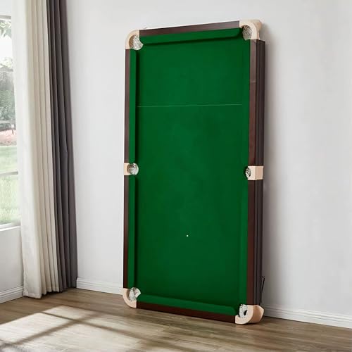 Image of RUP Premium Solid Wood 3-in-1 Multi Game Table | 7ft Pool Table + Table Tennis + Conference /Study Table | Folding Legs | Accessories Included