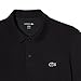 Lacoste Men's Regular Fit Cotton Blend Polo Shirt, Black, Large