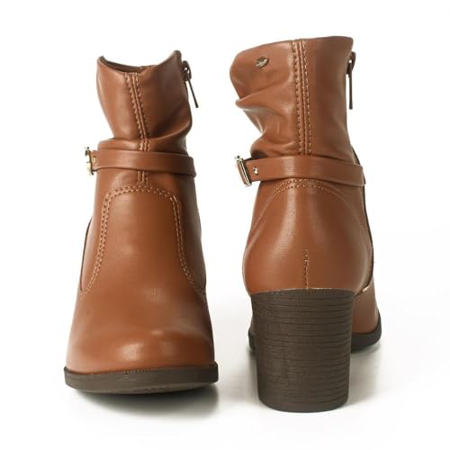 Bota Cano Curto Dakota Salto Médio G9642 Cor:marrom;tamanho:37