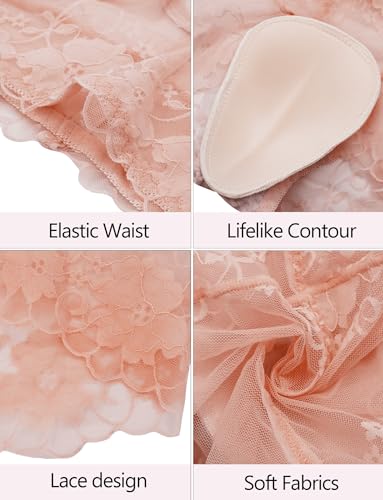 FEOYA Gaff Panties for Men Sissy Lace Hiding Briefs Tucking Transgender Underwear MTF Crossdressing Apparel Male to Female4