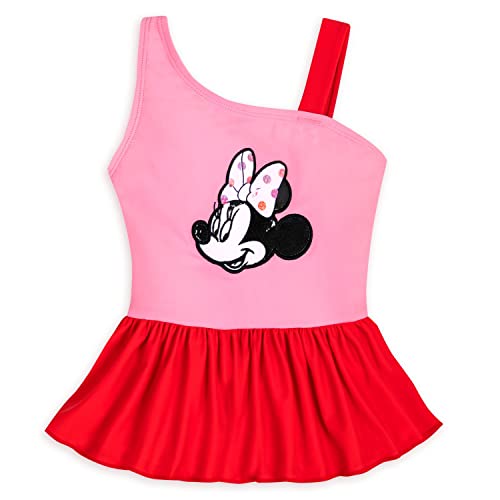 Disney Minnie Mouse Red Two-Piece Swimsuit for Girls2