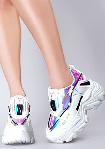 Anthony Wang X LASR Exclusive Watermelon 04 Platform Sneakers - Rave Festival Party EDM Techno Cosplay Cyberpunk Goth3