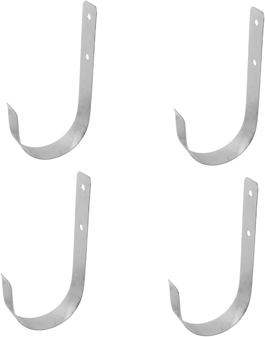 Garneck 4pcs Life Bracket Hanger for Pool and Boat Heavy Duty Storage for Compact and Design for Outdoor Safety Use