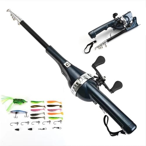 Telescopic Fishing Rod, Portable Compact Collapsible Pole