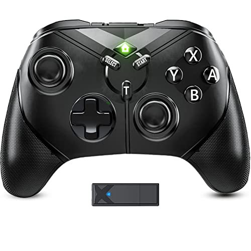 Controller für Switch/Lite/PC/Android TV,PC Wireless Game ControllerUnterstützt Turbo/Wake-up/Dual Vibration/Programmierbar/Screenshot,Bluetooth/Kabel USB Verbindung Cover