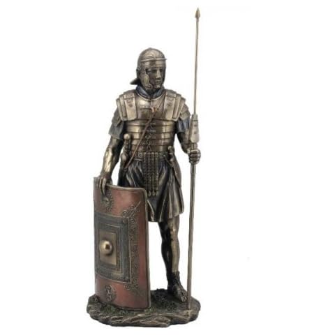 Roman Soldier Legionaire Bronze Figurine 36 cm Cover