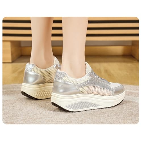 Walking Shoes for Women with Arch Support Orthotic Plantar Fasciitis Platform Sneakers Tennis Running Shoes4