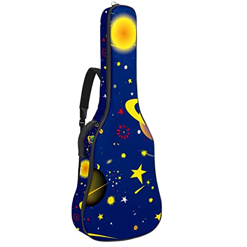 Housse pour guitare acoustique – Motif requin, pieuvre – Crabe – Baleine – Poissons d’hippocampe – 1 cm d’épaisseur… - Les Beatles, Paul McCartney, John Lennon, RIngo Starr, George Harrison Housse pour guitare acoustique - Motif requin, pieuvre - Crabe - Baleine - Poissons d'hippocampe - 1 cm d'épaisseur…