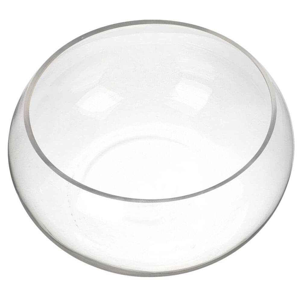 Terrariums de Réservoir de Poissons en Verre Récipient Transparent Décoration de Bureau Bol Rond Affichage Hydroponique Globe Bol Décoratif Poisson Rouge