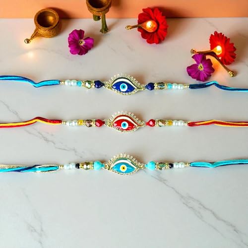 Image of Premium Rakhi for Brother - Celebrate the Eternal Sibling Bond | Kundan Rakhi | Raksha Bhandhan | Free Roli Chawal | PoPo Toys
