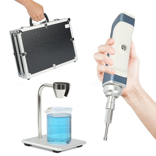 U.S. Solid Handheld Ultrasonic Homogenizer Lab Sonicator Processor Emulsifier Cell Disruptor Mixer with Bracket Carrying Case 100~230V (8mm 0.1~300ml)