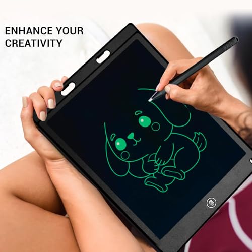 Image of Magic Slate Tab 12 inch LCD Writing Tablet with Stylus Pen for Drawing Handwriting Playing by Kids Girls Boys & Adults Re-Writable Pad Best Birthday Gifts