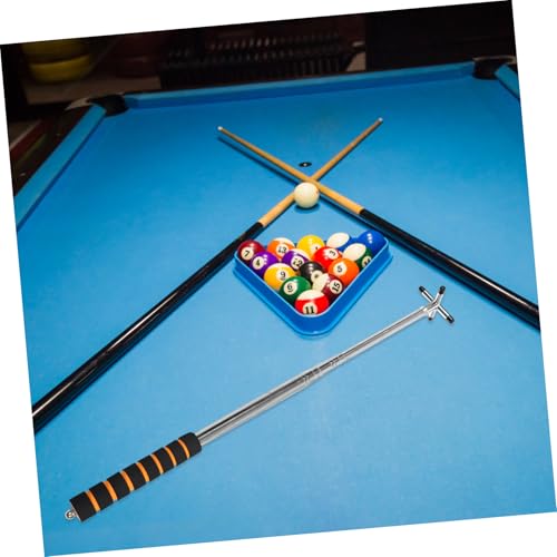 Taco de billar telescópico de acero inoxidable con puente desmontable miniatura 7