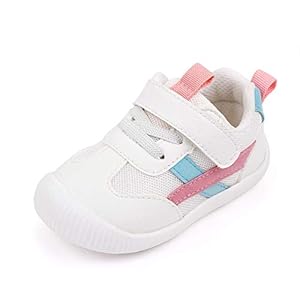 MK MATT KEELY Baby Boys Girls First Walking Shoes Toddler Anti-Slip Soft PU Leather Prewalker Sneakers