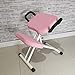 Oficina de sillas de rodillas Silla ergonómica para arrodillarse, asiento corrector de postura Taburete para la rodilla Asiento de oficina móvil ajustable para mejorar la postura para aliviar el dolo