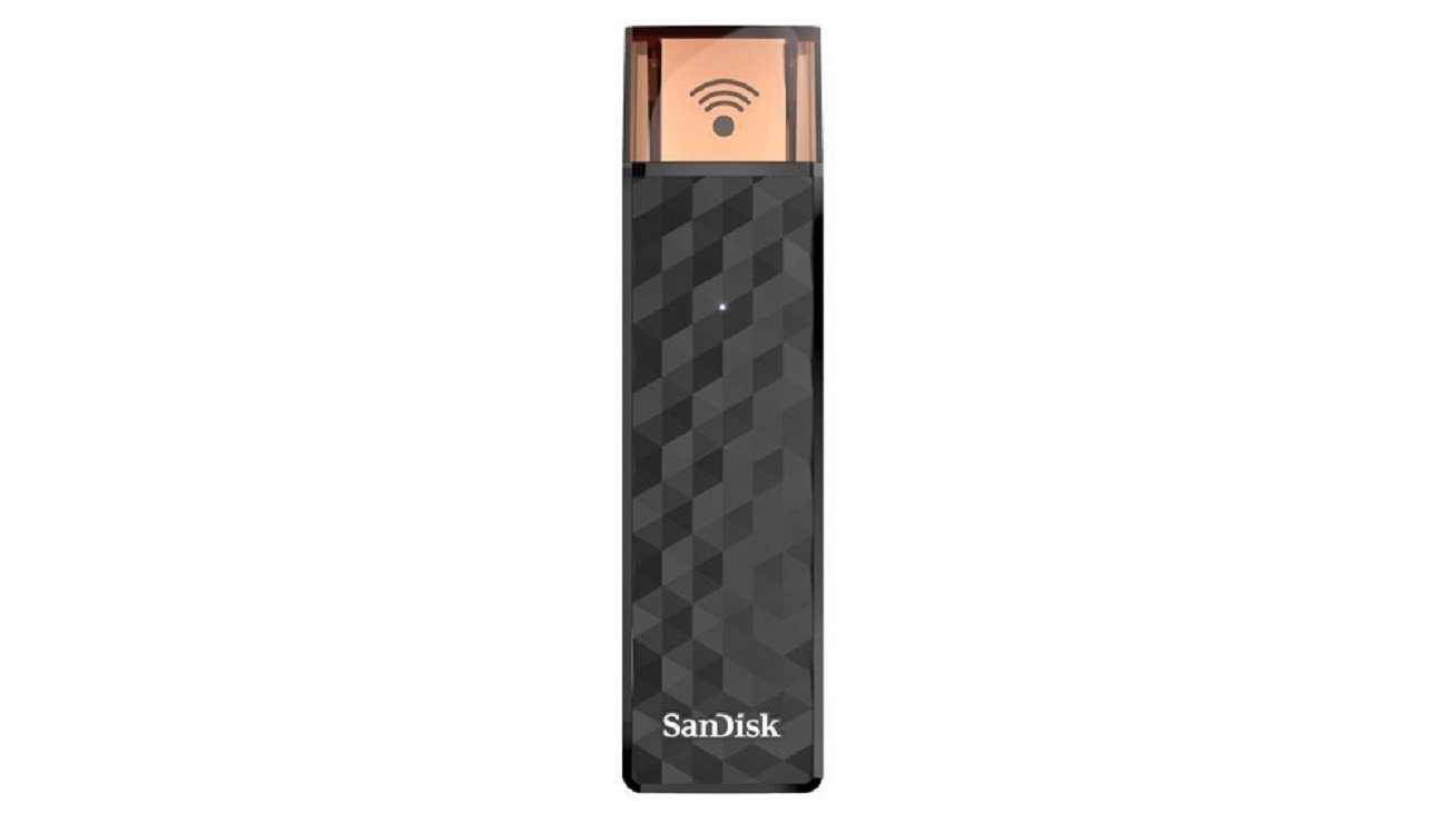SanDisk Connect Wireless Stick 32GB Flash Drive (Black)