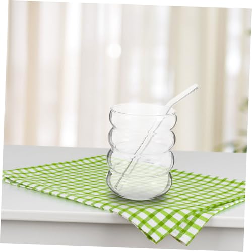 Set de vasos transparentes con pajillas 4 piezas miniatura 7
