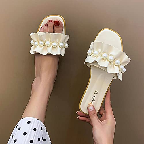 Slippers for Teen Girls Comfy Anti-Slip Flip Flops for Women Beach Retro Pluse Size for Women Summer Wedding2