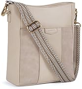 Missnine Crossbody Bags for Women Vegan Leather Crossbody Purse Fashion Shoulder Bucket Bag with ...