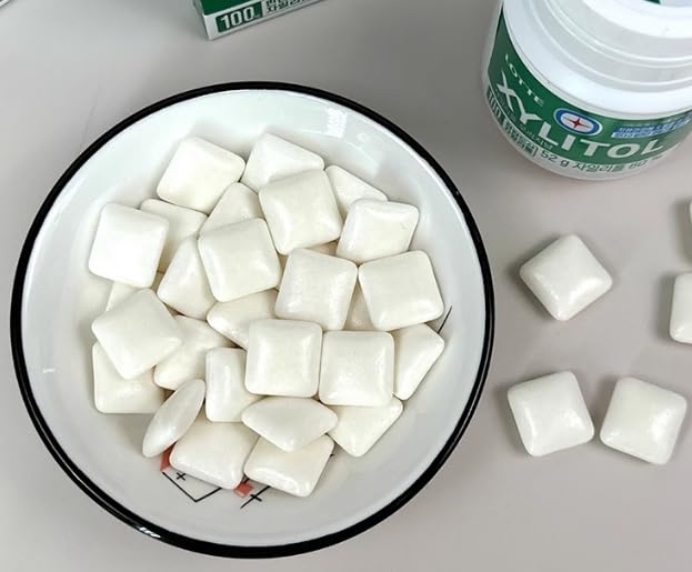 Chicle Coreano sin Azúcar Sabor Menta Refrescante, 23g (Paquete de 5) miniatura 7