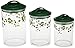 Corelle Coordinates 3-Piece Acrylic Canister Set, Callaway