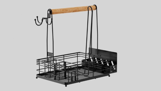 Organizador para parrilla JBBTOOL con porta toallas y cubiertos miniatura 7