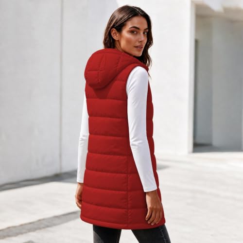 Vests for Women Soft Lightweight Zip up Sleeveless Quilted Vest - image 9