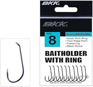 BKK Hooks A-BB-0117 Surf Baitholder-R Size 1/0# 8 Pack