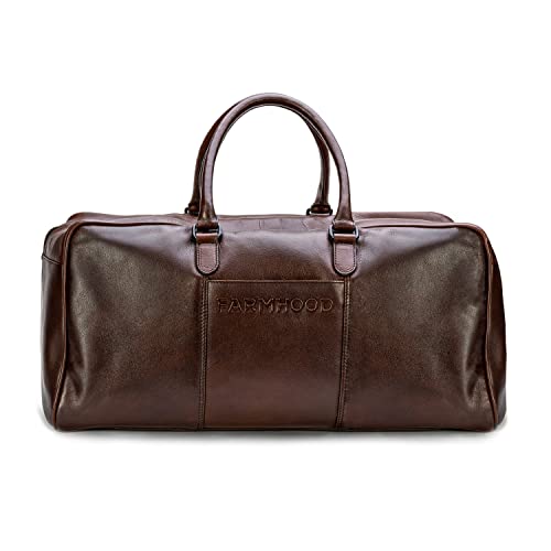 Bolso de viaje Memphis marrón oscuro con diseño compacto para trayectos cortos