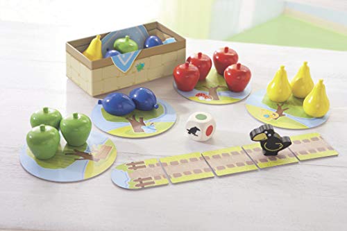 Haba 4655 - Meine ersten Spiele Erster Obstgarten, unterhaltsames Brettspiel rund um Farben und Formen ab 2 Jahren… – Bild 6