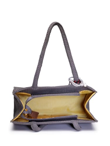 Image of ENSAC Women's Floral Print Tote Bag | Lightweight Handbag with Zipper Closure