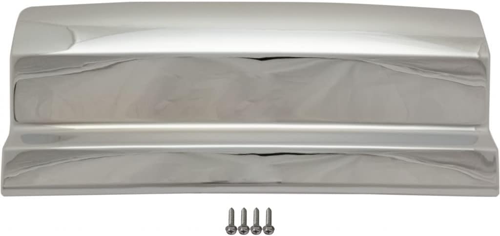 For GMC Sierra 2500/3500 2015-2019 Bumper Trim Panel | Front | Made of ABS Plastic | Mounts in Skid Plate | Chrome | Replacement For GM1037112 | 191275577219, 23180723