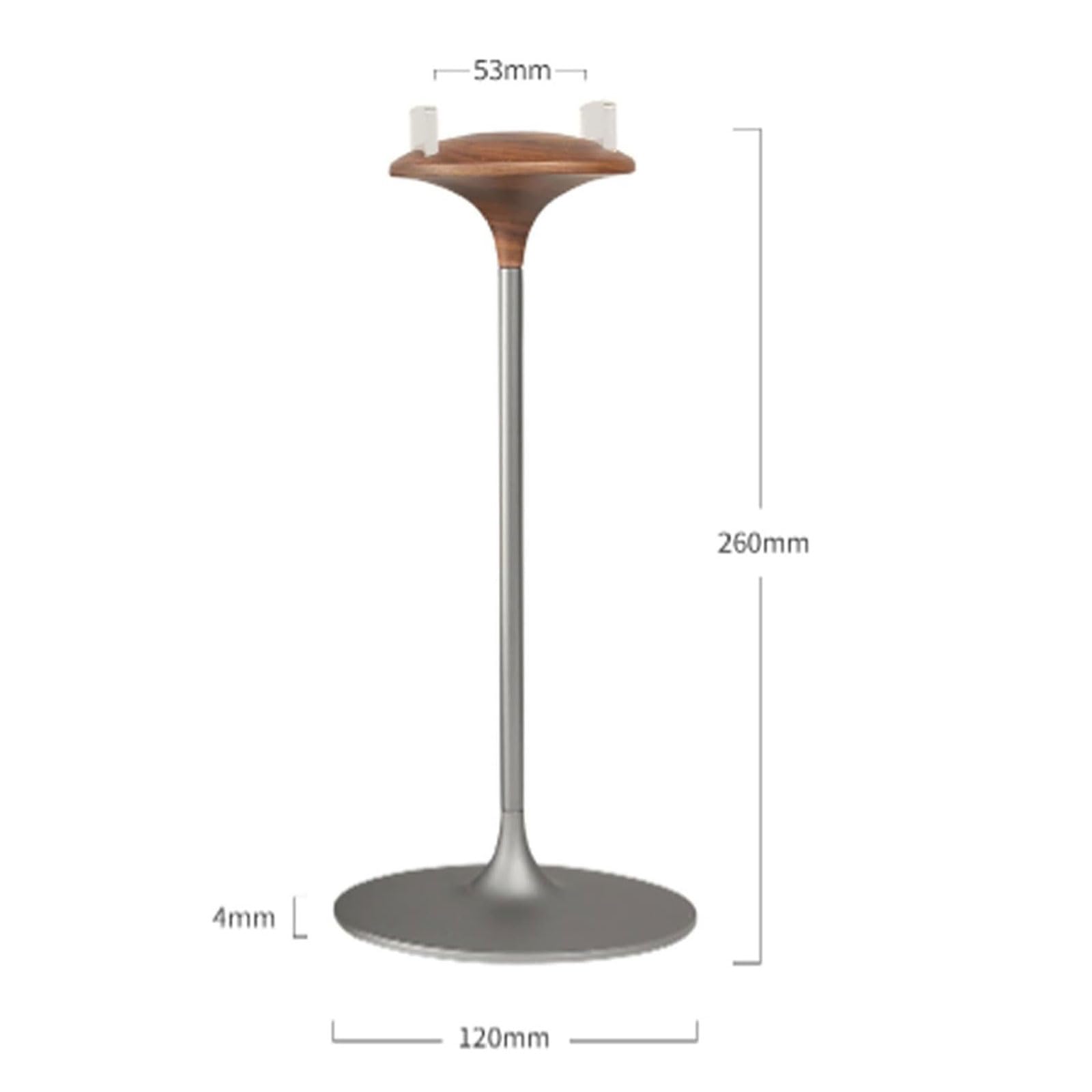 Soporte para Auriculares de Madera y Aluminio, Colgador para Auriculares, Soporte para Auriculares con Base Pesada sólida para Juegos de PC, Soporte para Todos los Auriculares