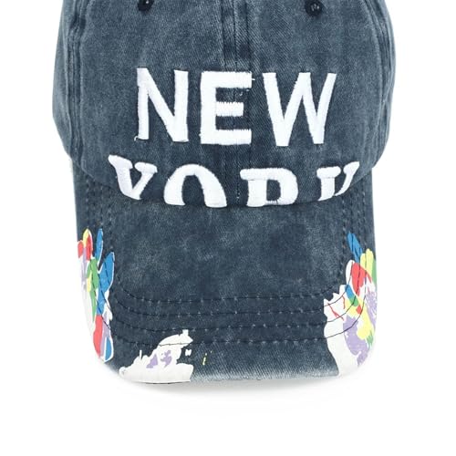 Image of Handcuffs Denim Caps Adjustable Strap Baseball Cap | Unisex Stylish Summer Headwear | Sun Protection Sports Hat for Men & Women