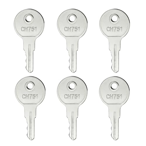 CH751 Keys Replacement for RV Compartments Campers Storage Cabinets 6 Pack